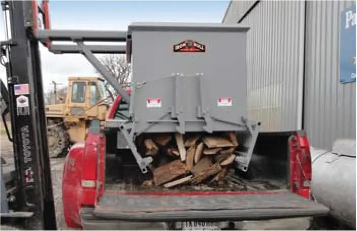 drop bottom wood hopper