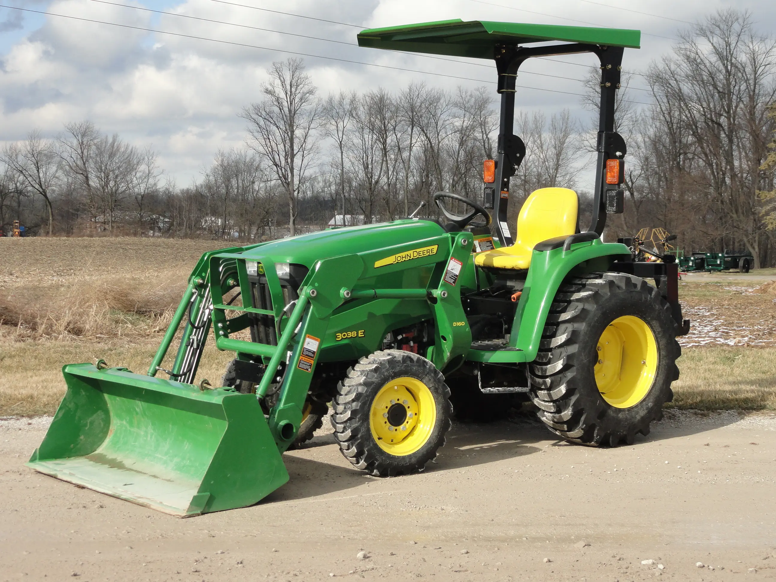 John Deere 4620 Support Frame And Canopy - Iron Bull Mfg