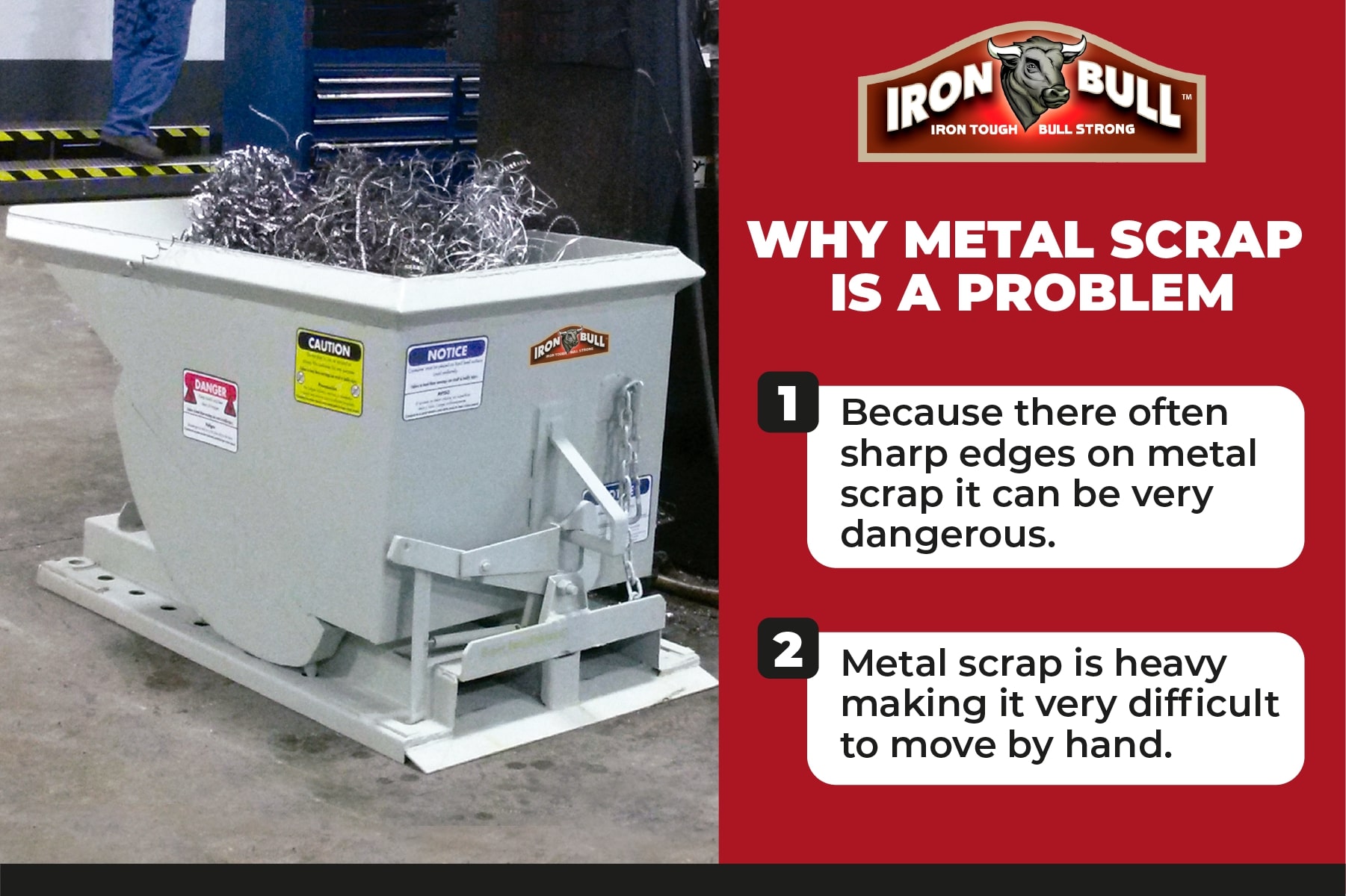 Why metal scrap is a problem