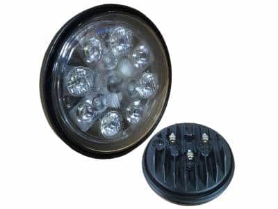 24W LED Sealed Round Work Light w/Red Tail Light - TL3005 2 24W LED Sealed Round Work Light w/Red Tail Light