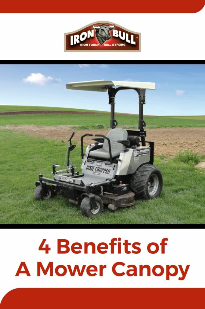 4 benefits of a mower canopy