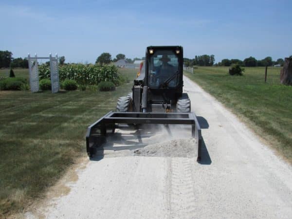 6 Foot Skid Steer Driveway Grader with Double Quick-Attach 5