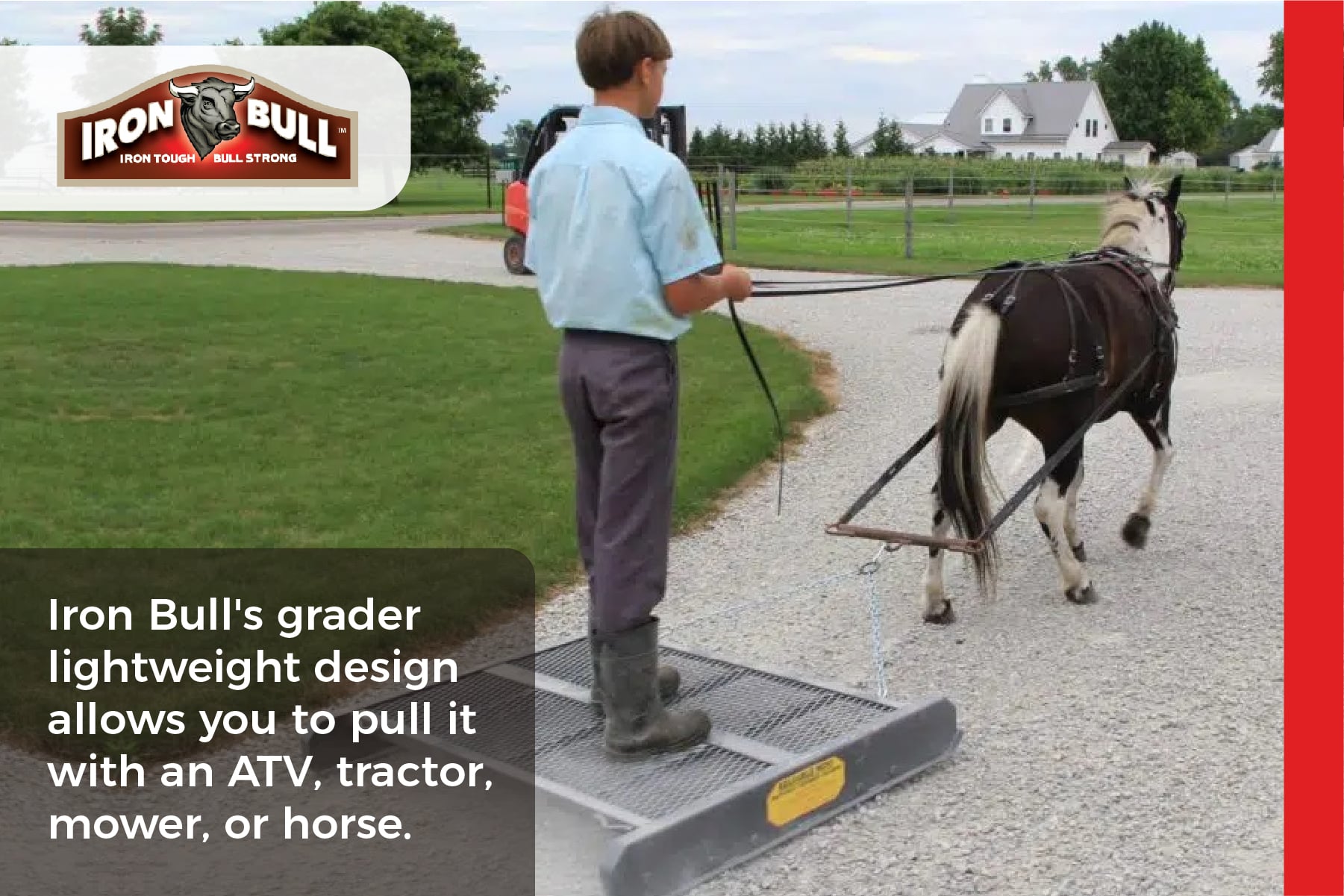 iron-bulls-grader-lightweight-design