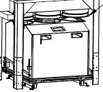 1.9 yard dust hopper with leg set kit