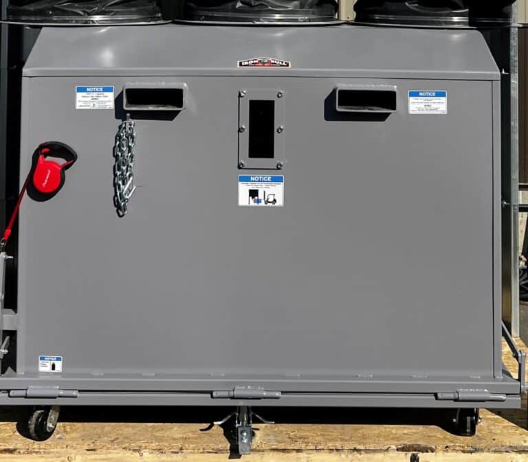 2.7 yard dust hopper with leg kit